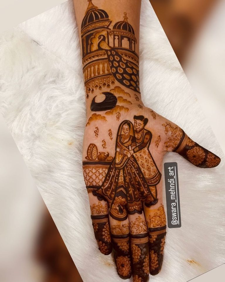 करवा चौथ की मेहंदी डिज़ाइन फोटोस 